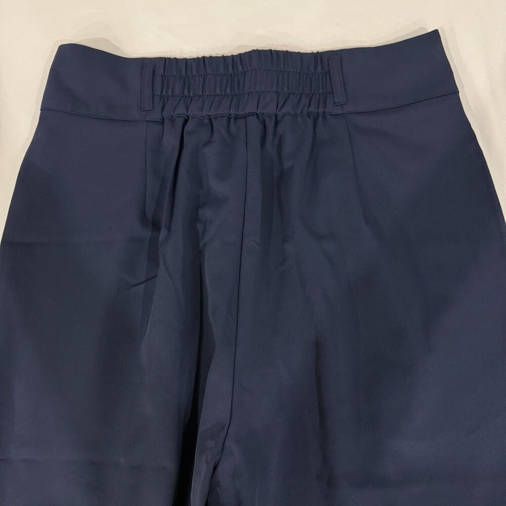 HALARA NWT High Waisted “Parisian Night” Navy Straight Leg Work Pant Size Medium - Picture 5 of 10